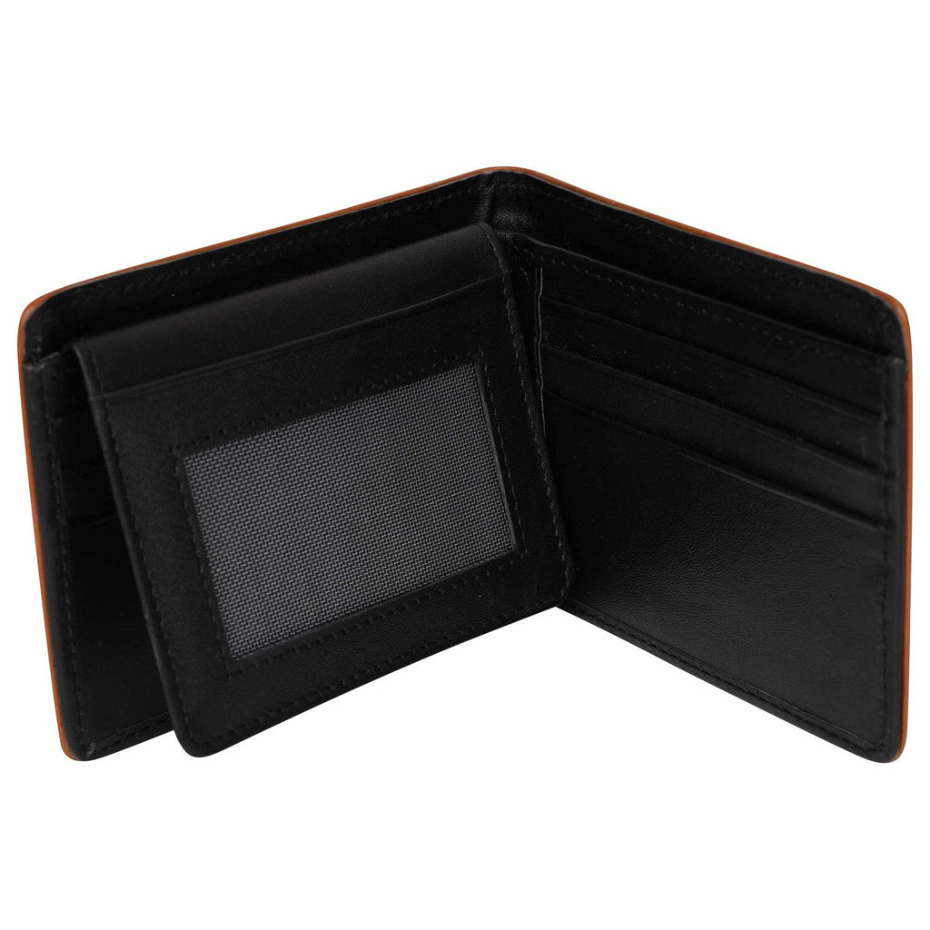 Black Genuine Leather Wallets with RFID- Trifold Wallet, Pass / ID/ Card Holders - Star Enterprize Ltd