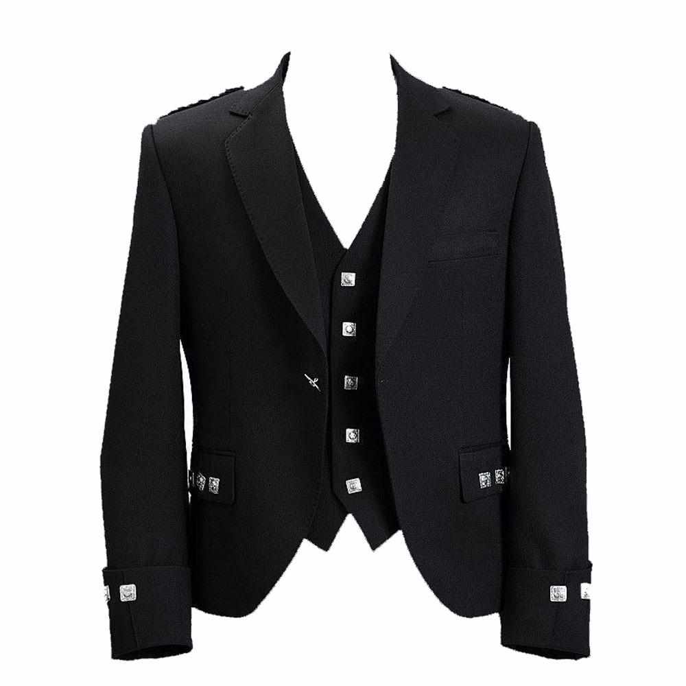 Boy's Scottish Argyle kilt Jacket & Waistcoat/Vest Kids Size 18" - 34" - Star Enterprize Ltd