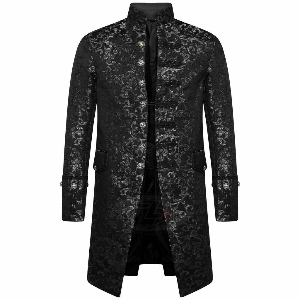 Mens Frock Coat Fancy Steampunk Multi colour Victorian Gothic Jacket Wedding Black - Star Enterprize Ltd